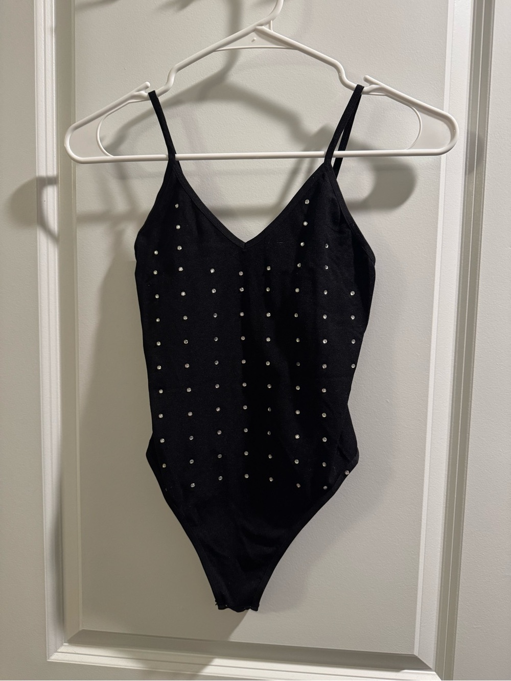 Black Studded Kids One-Piece Leotard